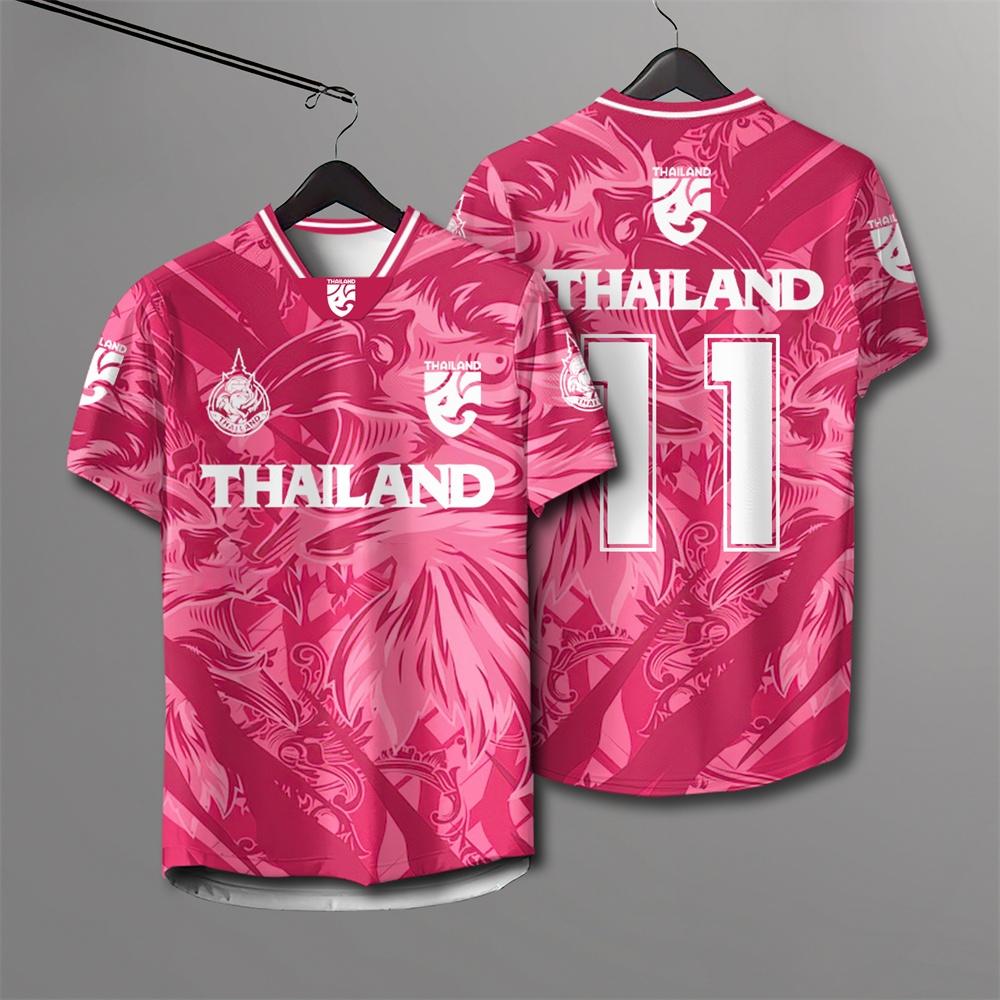 Thailand 3D Gedrucktes Kurzarm Sommer Street T-Shirt Herren Atmungsaktives T-Shirt Leicht und Bequem Kurzarm Oberteile