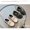 Kids Girls British Style Patent Leather Slip On Loafer Princess Casual Shoes