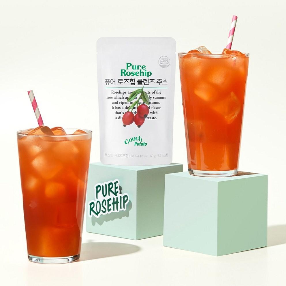 Couch Potato Pure Rosehip & Jaboticaba Cleanse Juice Mix, 20 Servings
