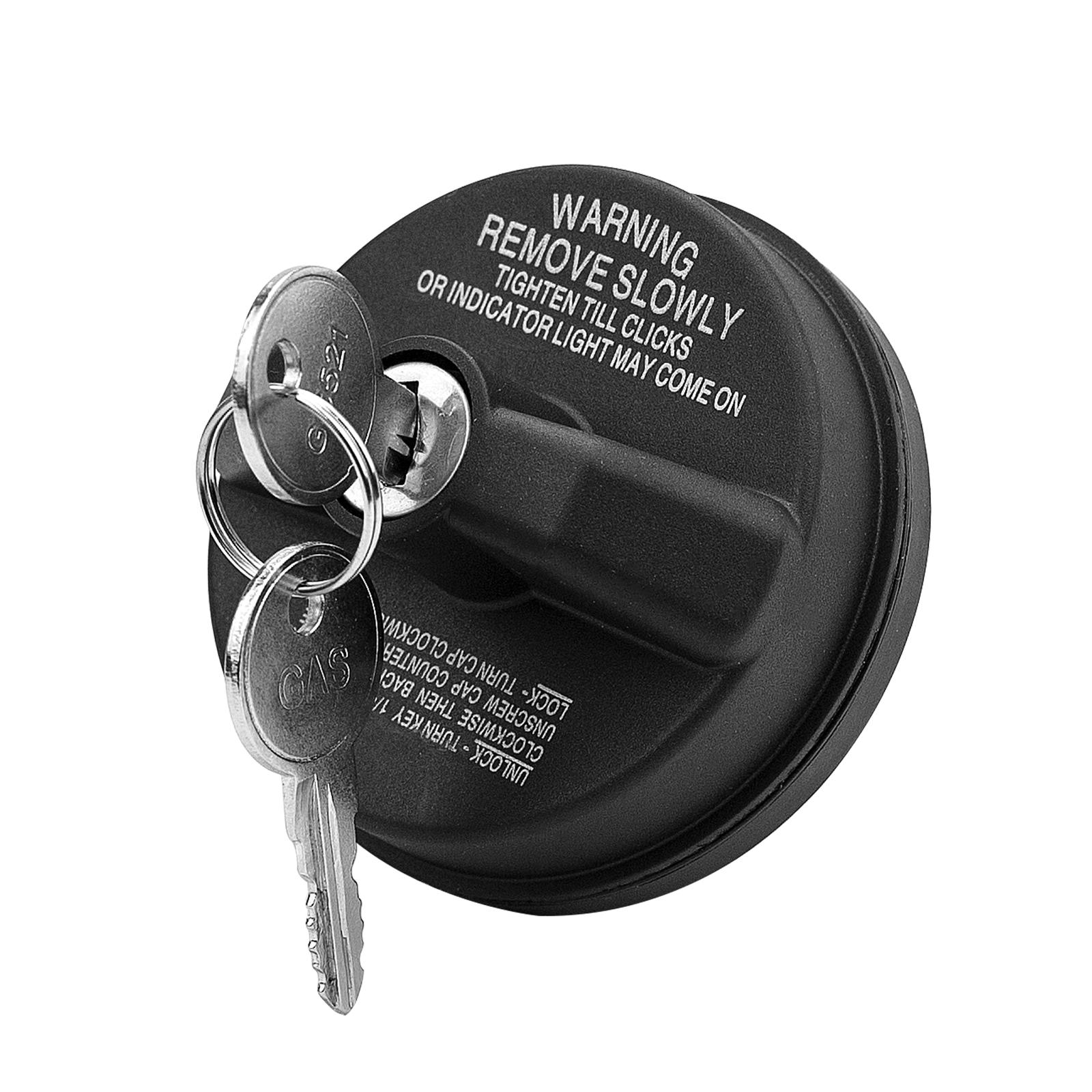 Gas Cap Locking Gas Fuel Tank Cap W/Keys for Chevy Toyota Tacoma Ford Nissan Honda GMC Infiniti Mazda Buick Cadillac 77300-47020 1pc