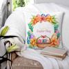Pillow Cover Happy Easter Day Pattern Cushion Cover Egg Kawaii Pillow Case For Wedding Party Home Decor Pillowcases