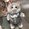 2026 Simulated Storage Bag Cat Backpack Cute and Comfortable Girl's Birthday Gift Fashionable and Adjustable Shoulder Straps