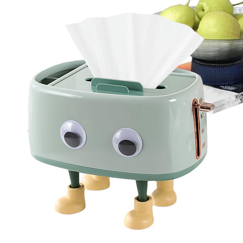 Roztomilý kreslený zásobník na papírové kapesníky Dekorativní krabička na papírové kapesníky Příslušenství multifunkčního organizéru na papírové kapesníky do auta