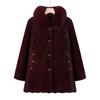 Wife Winter Cotton-padded Coat with Velvet To Keep Warm, New Imitation Fur Coat, Old Thick Coat