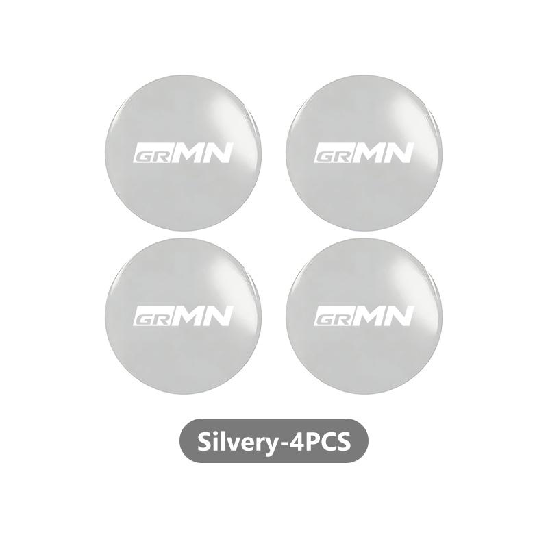 

For Toyota 4Pcs Car Wheel Center Hub Cap Stickers Alloy Tire Rim Covers Auto Accessories GR Sport Yaris Chr Auris Rav4 Prius