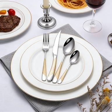 16/32/48PCS Stainless Steel Flatware Set, High-quality Rust-resistant Material Mirror Polished, Dishwasher Safe