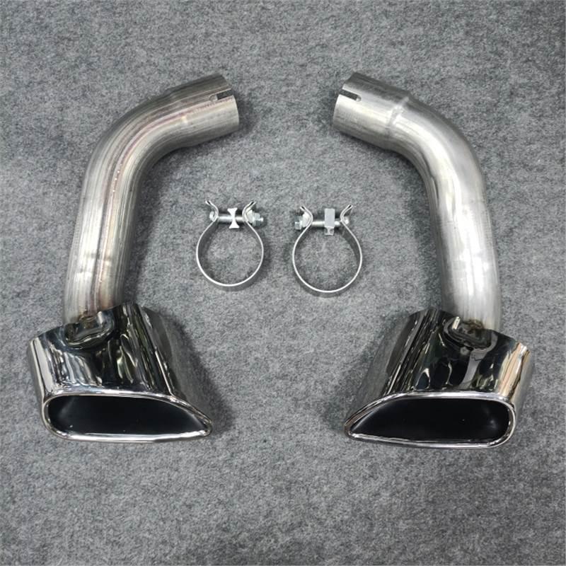 Stainless Steel Square Tip Exhaust Cover for 08-13 BMW X5 E70