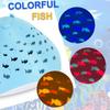 Fish Pattern Swimming Pool Fountain Projector Light Battery Operated Submersible LED Light for Pond Bathtub Hot Tub Spa Kids Gift Party Decor