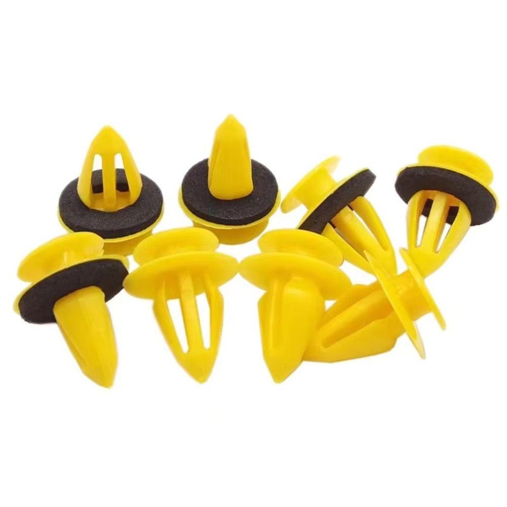 Plastic Material Auto Door Trim Panels Fastener 10mm Size Plastic Rivets Push Clip Auto Door Trim