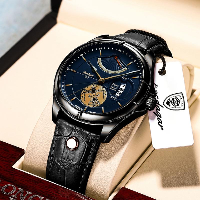 Brand Men Watch Fashion Top Luxury Sport Men's Wristwatch Waterproof Luminous Leather Date Quartz Watches Man