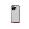 Applicable to iPhone16 electroplated four-corner anti-drop mobile phone case Apple 15promax simple transparent lens film soft cover
