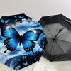 1PC Butterfly Water Automatic Open/Close Umbrella with Windproof, 8-Rib Sturdy Canopy, Durable Ribs, Fashionable Design,1287A