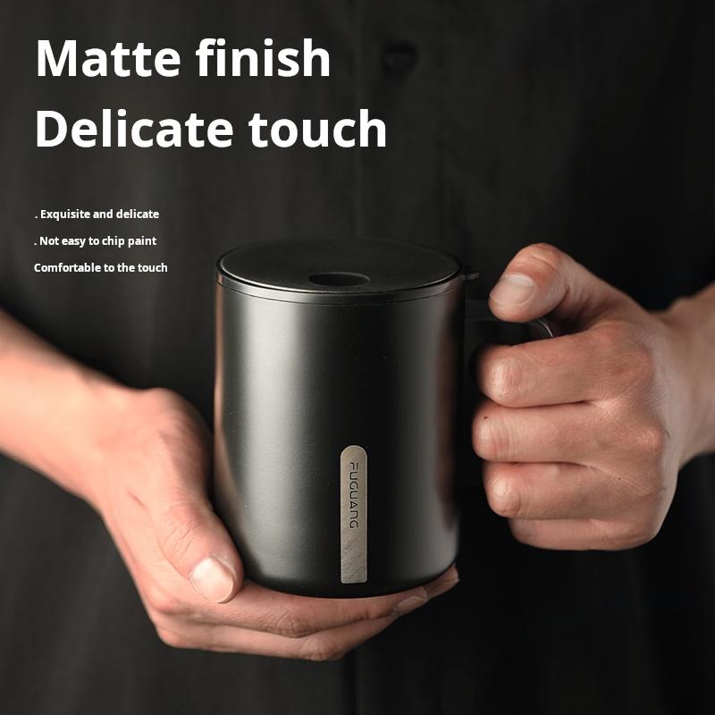 Fuguang 316 stainless steel mug with lid insulated coffee cup 400ml