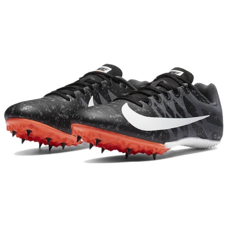 Nike Air Zoom Rival S 9 Spikes 'Paint Splatter Black Iron Grey' Women's