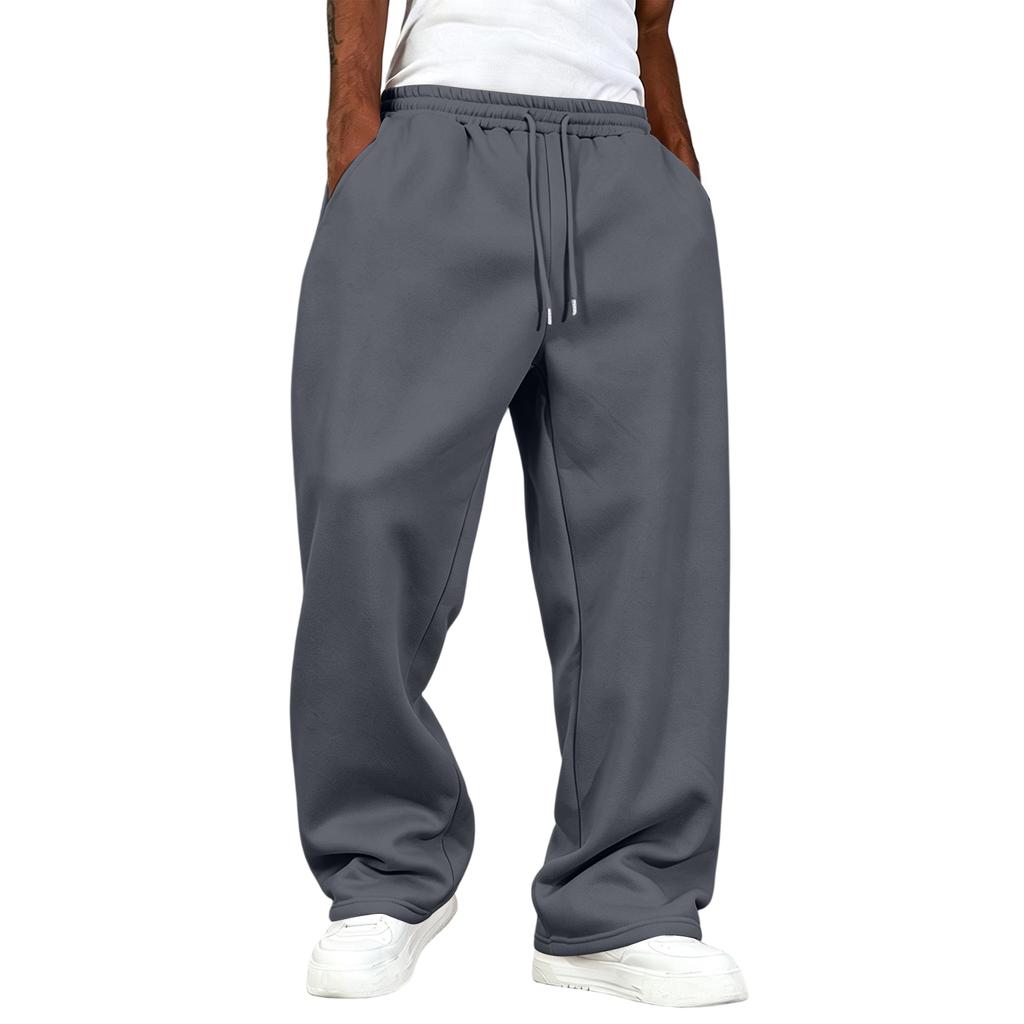 Herren Athletic Retro Street Jogginghose mit elastischem Bund für Freizeit