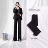 2024 Herbst Damen High-Waist Micro Flare Weitbein Schlitz Anzughose - Vielseitig, Schlankmachend, Lässige Hose