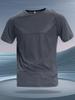 Ice Silk Quick-Dry Men's Running T-Shirt - Lightweight, Breathable Short Sleeve for Summer Sports & Fitness