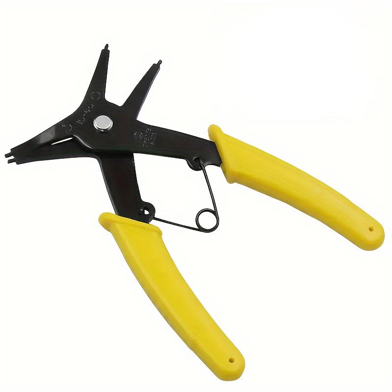 1PC 2-in-1 Spring Compressor Pliers | Heavy Duty Steel Tool for Car Engine Valve Spring Removal & Installation жёлтый