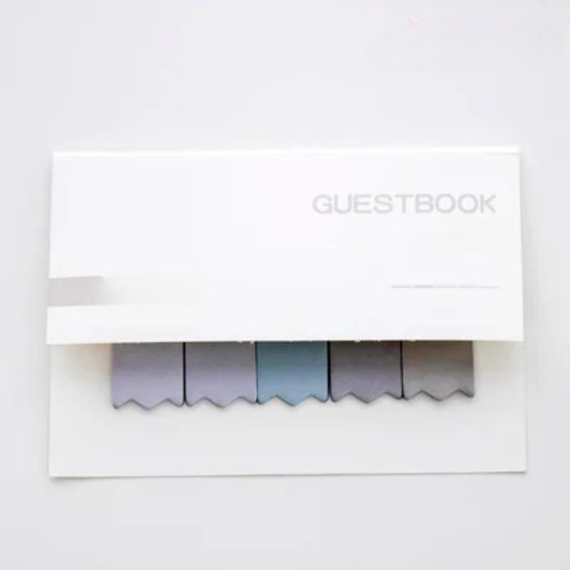 Gradient Color Convenience Sticker Stationery Stickers Index Tab Label Post it Note Memo Post it Note Student Stationery Supplies
