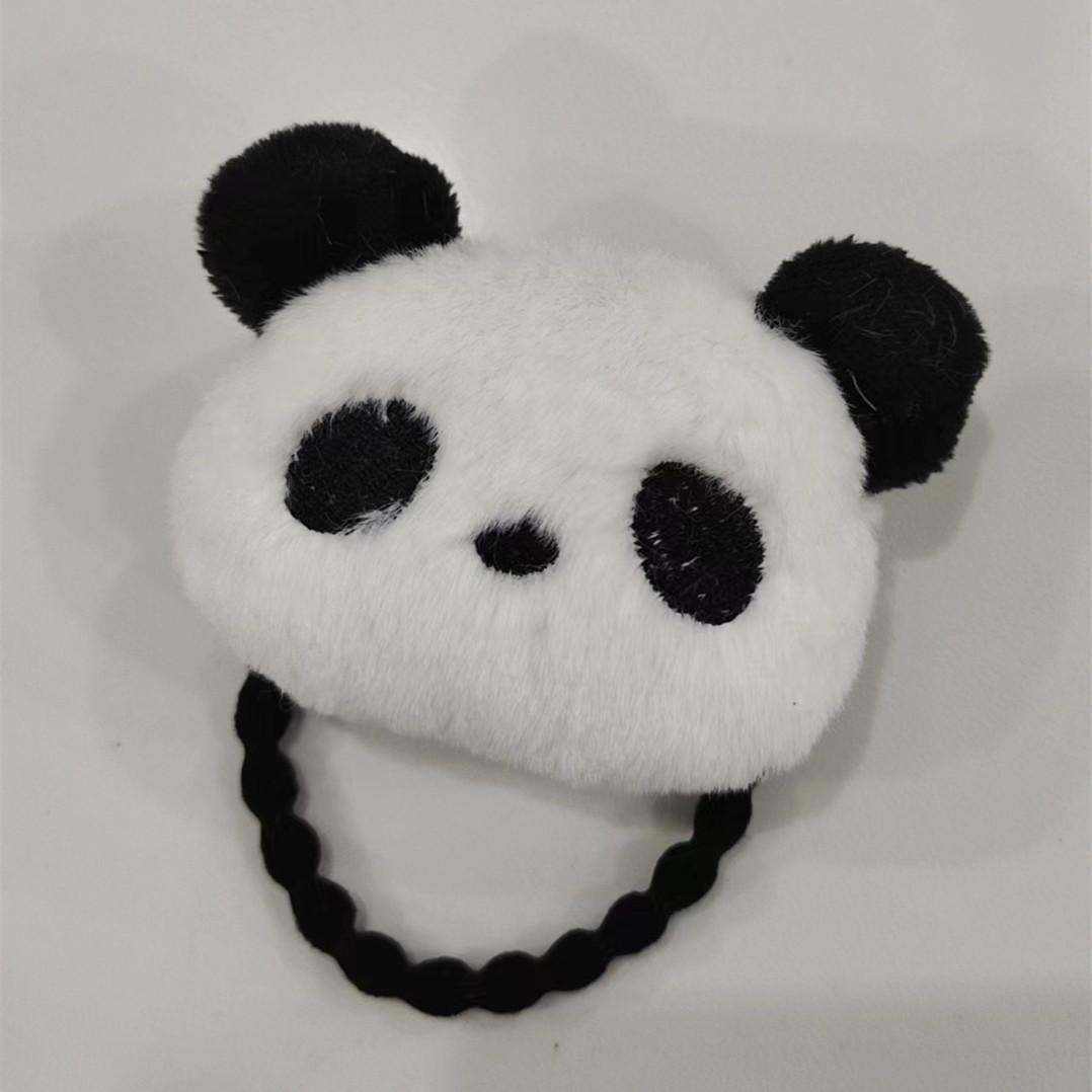 

1 шт., милые детские плюшевые ленты для волос, помпоны, бант с медведем, клетчатая веревка для волос для девочек, эластичное кольцо для волос, головные уборы, детские аксессуары для волос