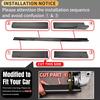 For Mercedes Benz Accessories W204 C63 C180 C200 C260 C300 AMG Car Side Skirt Extension Rocker Panel Splitters Winglet Lip Body