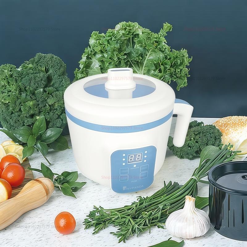 Pentola Elettrica per 1-2 Persone Antiaderente Multifunzionale Cuociriso Zuppa Stufato Uova Elettrodomestico da Cucina
