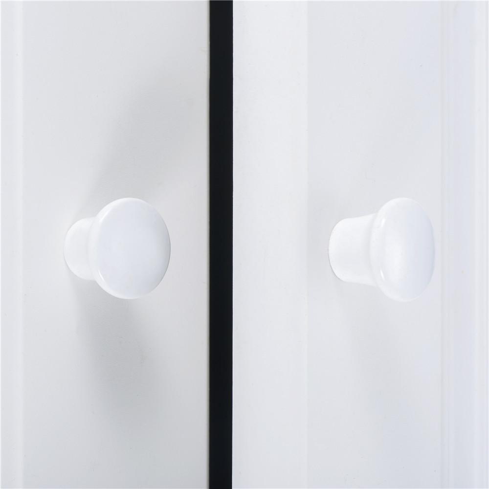 10pcs Mini Wood Knobs w/screw 23*20mm 0.91" Round Pull Single Hole Handle Unpainted Wooden Red White Decor Cabinet Drawer Chest