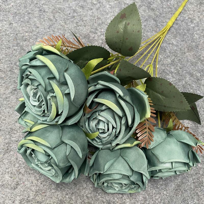 Realistic Fake Flower Arrangement For Home Living Room Wall Decor And Event Settings