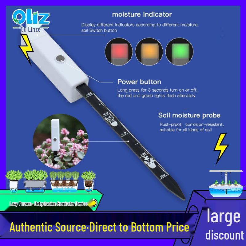Top-Rated Soil Moisture Meter Pen | Gardening Hygrometer with Water Shortage Alert