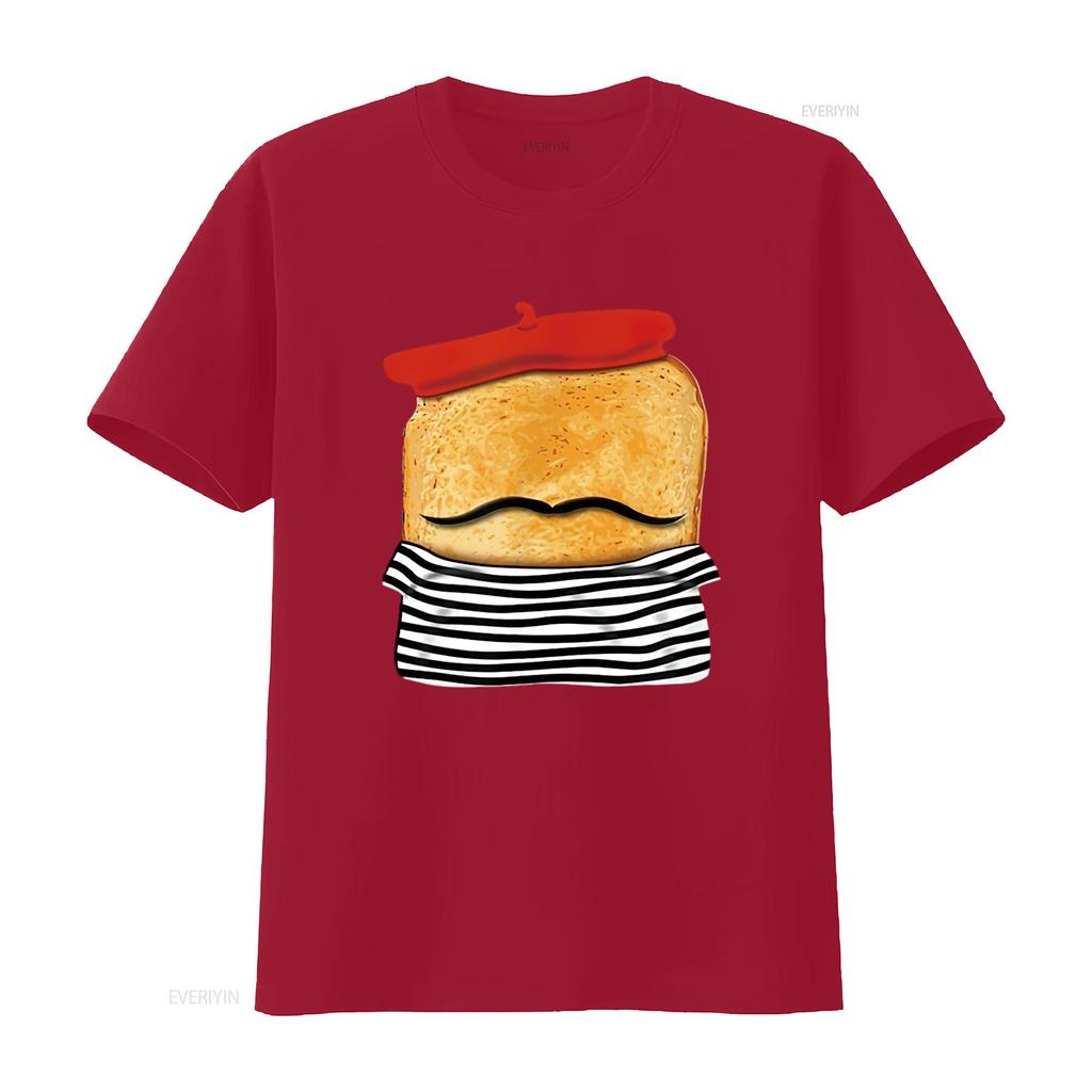 Womens French Toasted Bread T Shirt Funny Pun Easy Halloween Costume vintage Washed designer clothes streetwear Casual