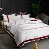 WTEMPO Europe Style Jacquard Bedding Set 4pcs Lace Bedclothes Bed Set Satin Duvet Cover Sheet Set