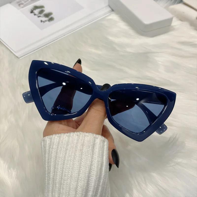 New Fashion Cat Eye Sunglasses Female Luxury Brand Designer Sun Glasses for Women Travelling Sun Shades Glasse Y2k