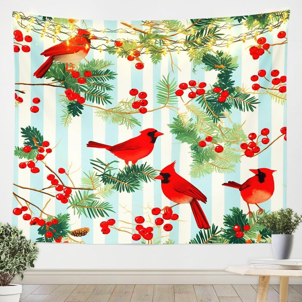 Christmas Tree Winter Morning Wall Hanging Tapestry Christmas Wall Hanging Tree Wall Hanging Gorgeous Christmas Tree Fireplace Gifts