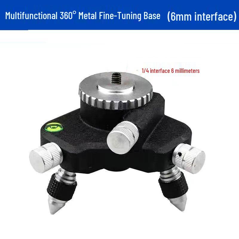 360° Adjustable Metal Lifting Platform with Green Infrared Spirit Level & Wall Sticker Tool