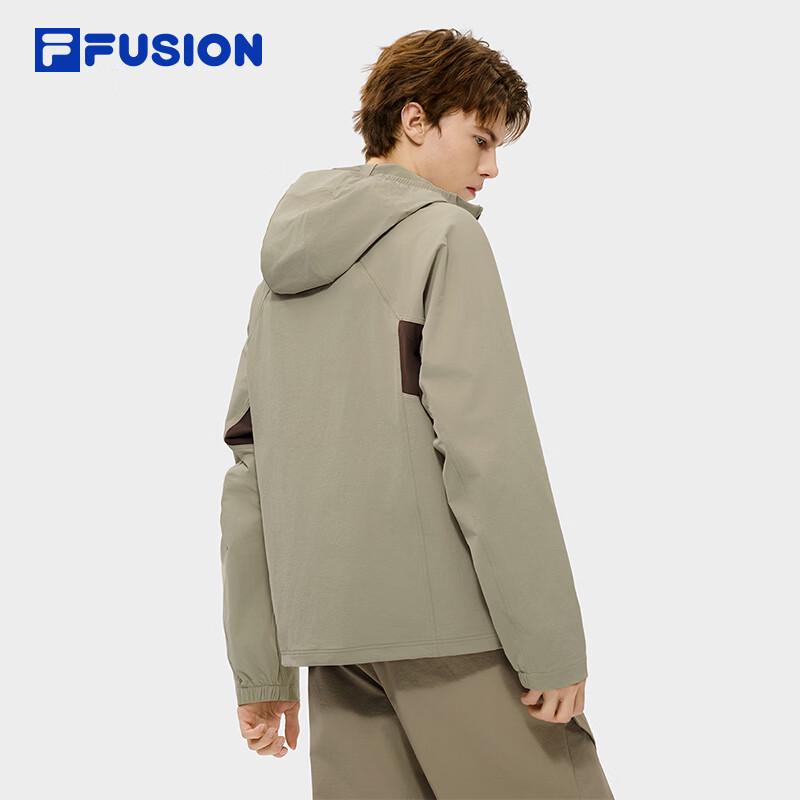 Fila Fusion Men's Color-block Hooded Woven Jacket