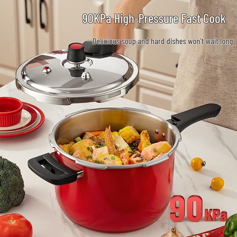 ASD 5.5L Colorful Stainless Steel Pressure Cooker