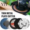Precision Groove Cutting Disc 7Pcs 3-inch Angle Grinder Set for Metal Wood Tile, Resin/Steel Grinding Durable Steel Abrasive Wheel with 10mm