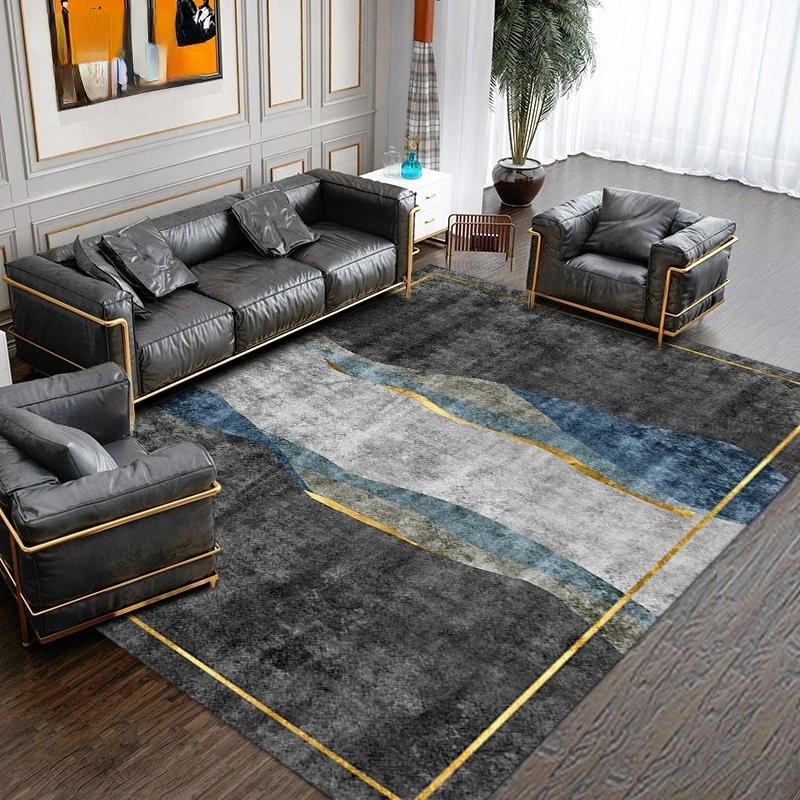 Geometria Marmorizzata Nordica Decorazione Stanza Adolescenti Tappeti per Soggiorno Tappeto Camera da Letto Tappeti da Area Antiscivolo Tappetini Lavabili in Casa
