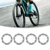ACROPIX Bicycle Ball Bearings Bicycle Bearing Cage Crank Bearings Silver Tone 44mm X 9 Balls Pack of 4