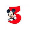 Mickey Mouse Clubhouse Number 3 Candle