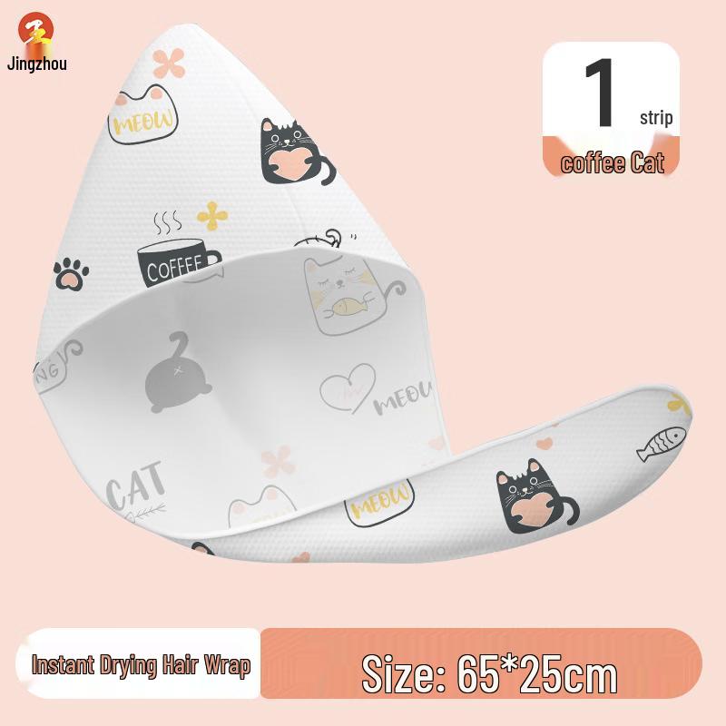 Disposable Super Absorbent Hair Drying Cap 10 Count