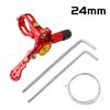 22.2mm/24mm Bicycle Seatpost Remote Controller Adjustable Free Lifting and Lowering MTB Dropper Seat Post Lever