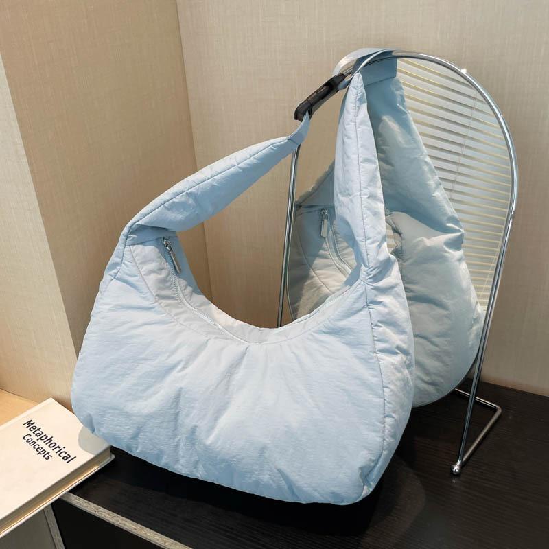 New Nylon Moon Bag, Simple, Lightweight and Large Capacity.