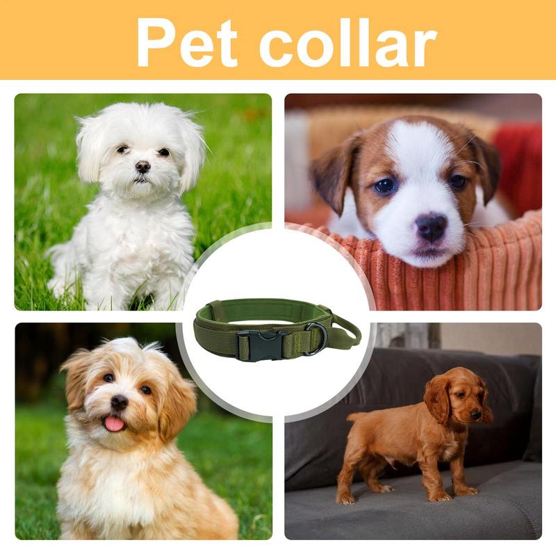 Adjustable Cat Collar Thickened Nylon Pet Collar For Medium And Large Dog Comfortable Pet Collar For Outdoor Training