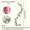 With Green Leaves Easter Egg Garland Plastic Faux Hanging Garland Spring Vine Garland  Office Party
