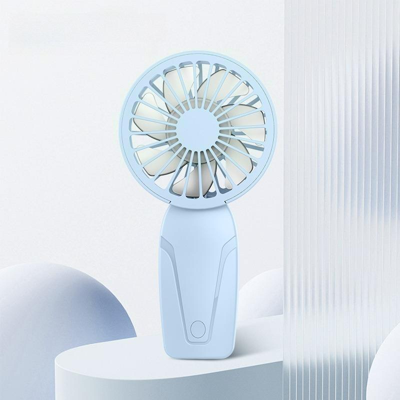 2025 New Model Noise Free Rechargeable Mini Fan for Silent Cooling Experience Lightweight Portable Mini Pocket Fan White