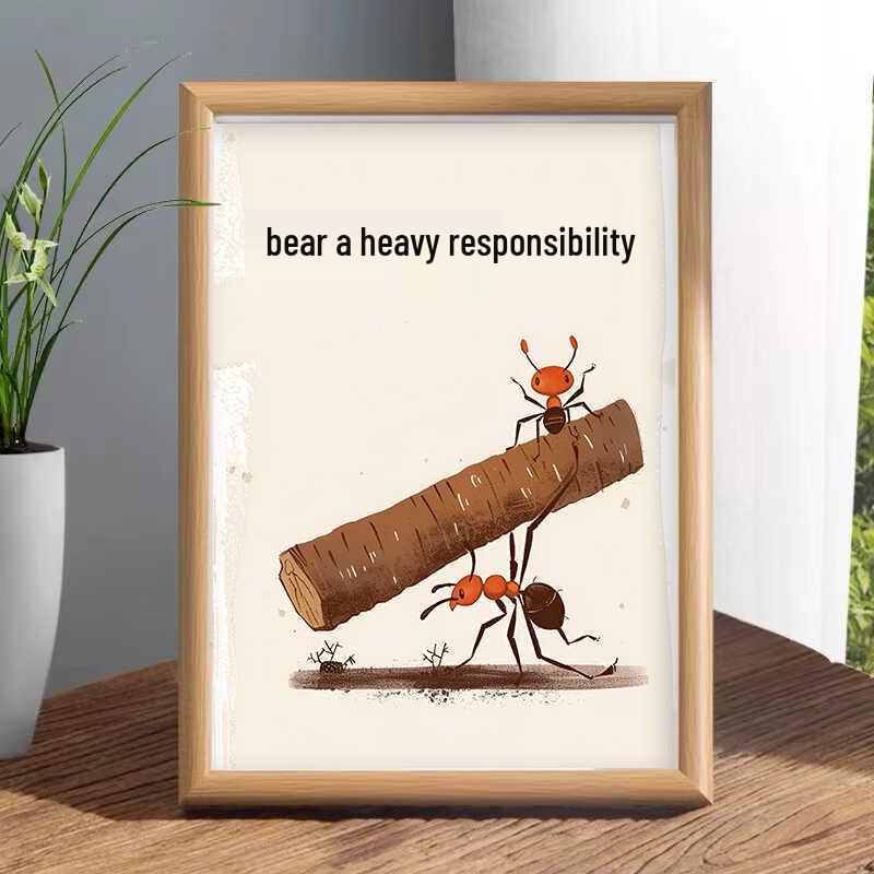 Inspirational Calligraphy & Painting Ornaments: Desktop & Living Room Decor