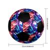 Soccer Ball Colorful Machine Stitched PVC Size 5 Team Training Competition Ready Durable High-Bounce Cool Sports Gift