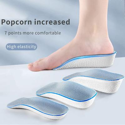 Height Increase Insoles for Men Women Shoes Flat Feet Arch Support Orthopedic Insoles Sneakers Heel Lift Memory Foam Shoe Pads