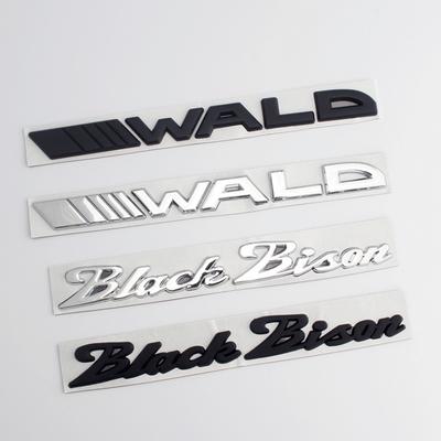 Suitable for BMW Mercedes Benz Car Sticker Wald Black Bison Rear Lettering Modification